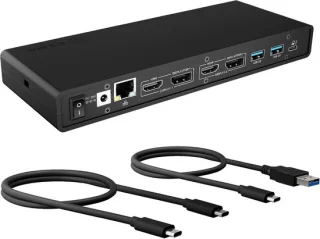 Universeel USB-C Dockingstation Zwart