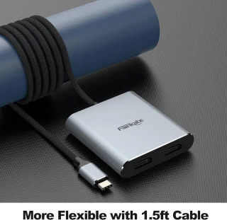 Universeel USB-C naar Dual HDMI Adapter Hub