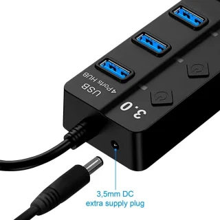 Universeel USB Hub 4-poorts