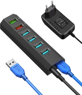 Universeel USB-hub Grijs