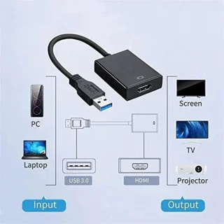 Universeel USB naar HDMI adapter