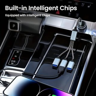 Wat vinden we goed aan de Universele 2-in-1/3-in-1 USB-kabelsplitter