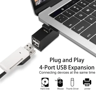 Universele 3-poorts USB 3.0 hub