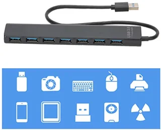 Universele 7-in-1 USB 3.0 Hub