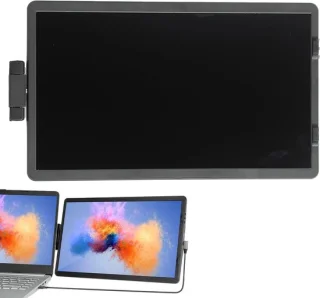 Universele draagbare monitor extender - zwart
