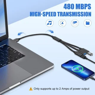 Universele USB 2.0 splitkabel 3-poorts