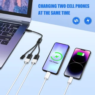 Universele USB 2.0 splitkabel 3-poorts