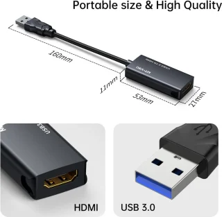 Universele USB 3.0 naar HDMI-adapter