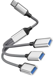 Universele USB-C-hub 3-poorts, 2-delig