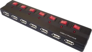 Universele USB-hub 7-poorts