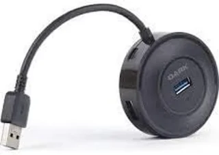 Universele USB-hub Zwart