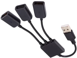 USB 2.0 Hub 3-poorts - Verlengkabel