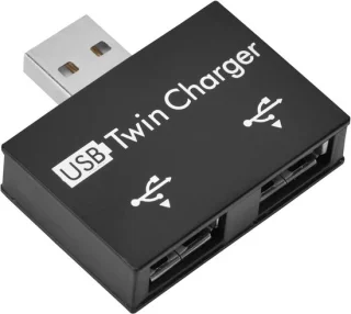 USB 2.0 hub met 2 poorten
