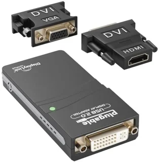 USB 2.0 Video Adapter (VGA/DVI/HDMI)