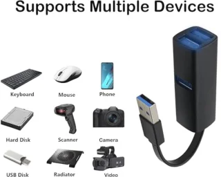 USB 3.0 3-poorts Hub