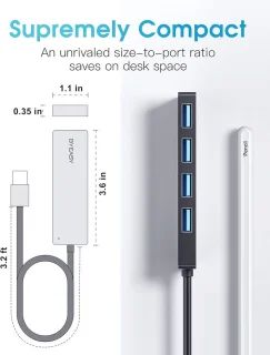 USB 3.0 4-poorts Hub