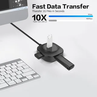 USB 3.0 4-poorts hub