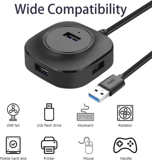 USB 3.0 4-poorts hub
