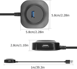 USB 3.0 4-poorts hub