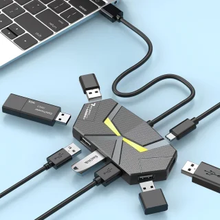 USB 3.0 7-poorts Hub (Type-C)