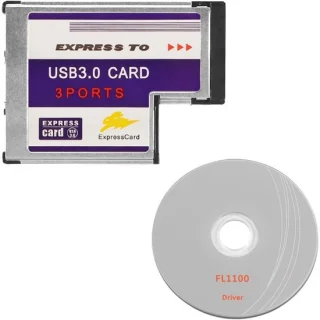 USB 3.0 Adapterkaart 3-poorts voor laptop