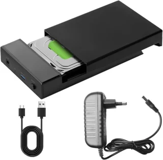 USB 3.0 harde schijf dock voor 2,5 en 3,5 inch SATA HDD/SSD - ShopVlot