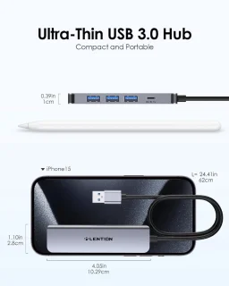 USB 3.0 Hub 1 m kabel