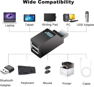USB 3.0 Hub 3-poorts