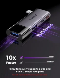 USB 3.0 hub multiport adapter