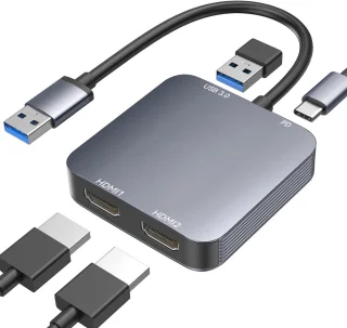 USB 3.0 naar Dual HDMI Adapter