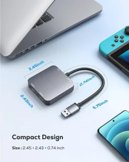USB 3.0 naar Dual HDMI Adapter