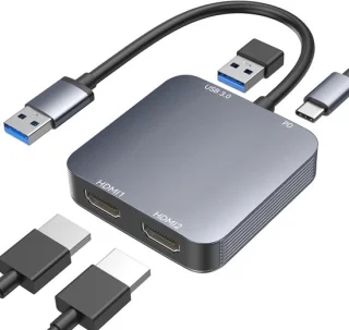USB 3.0 naar Dual HDMI Adapter