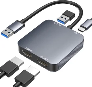 USB 3.0 naar Dual HDMI Adapter