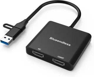 USB 3.0 naar dubbele HDMI-adapter