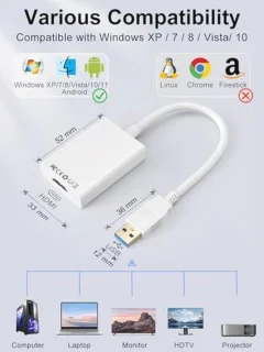USB 3.0 naar HDMI-adapter