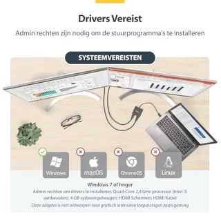 USB 3.0 naar HDMI Adapter - Externe videokaart