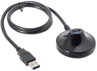 USB 3.0 Type-A verlengkabel M naar F 0,8 m