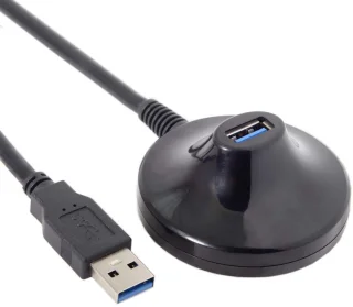 USB 3.0 Type-A verlengkabel M naar F 0,8 m