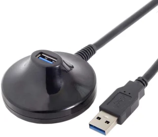 USB 3.0 Type-A verlengkabel M naar F 0,8 m