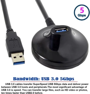 USB 3.0 Type-A verloopkabel 80 cm - ShopVlot