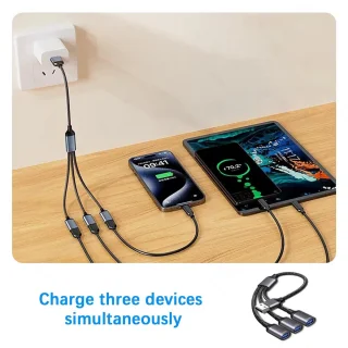 USB 3.0/2.0 3-in-1 Y-kabel
