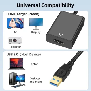 USB 3.0/2.0 naar HDMI-adapter
