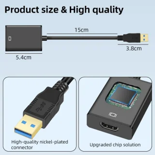 USB 3.0/2.0 naar HDMI-adapter