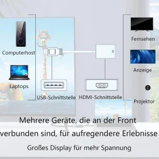 USB 3.0/2.0 naar VGA-adapter