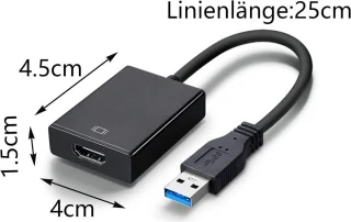 USB 3.0/2.0 naar VGA-adapter