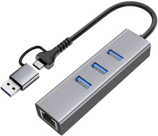 Usb 3.0/type-c naar ethernet-adapter