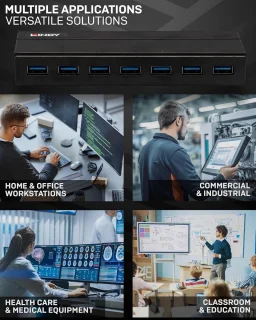 USB 3.2 Gen 1 7-poorts hub