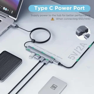 USB 3.2 Gen 2 Hub - 4-poorts USB-A