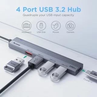 USB 3.2 Gen 2 Hub - 4-poorts USB-A