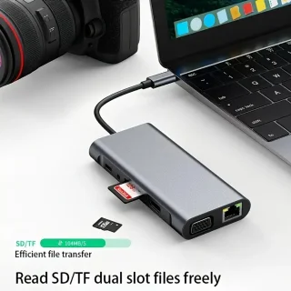 USB-C 11-in-1 uitbreidingsdock
